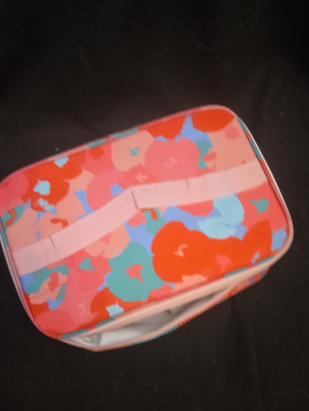 Filled Beauty Case Floral Multi-Color Travel Organizer Bag